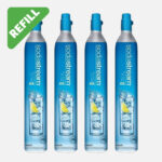 SodaStream Blue x 4 with return cylinder